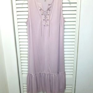 Lavender dress with  Pearl.  Very cute